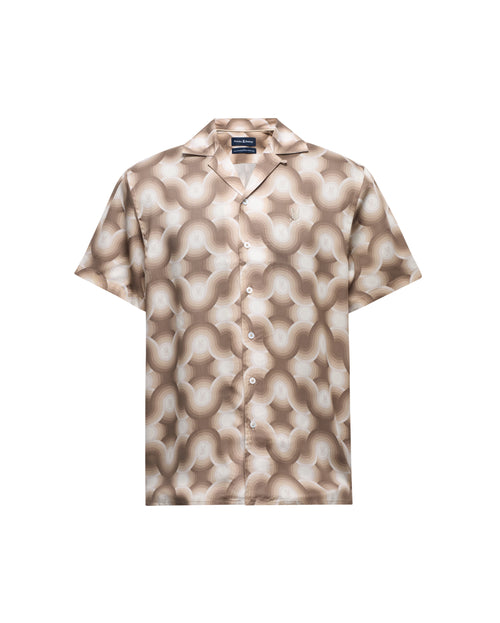 Camisa Manga Corta De Tencel Paros Para Caballero