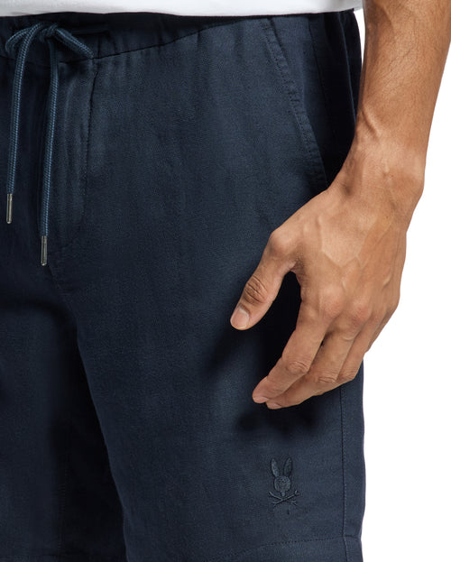 Bermuda De Mezcla De Lino Con Cordón Windcrest Para Caballero
