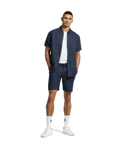 Bermuda De Mezcla De Lino Con Cordón Windcrest Para Caballero