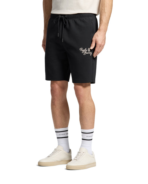 psycho bunny bermudas fantasia hombre negro b6r617f200blk