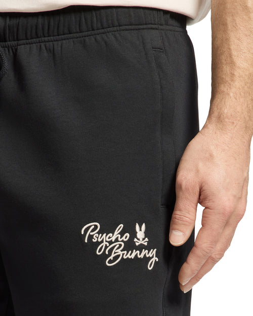 psycho bunny bermudas fantasia hombre negro b6r617f200blk