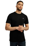 PSYCHO BUNNY CAMISETA HOMBRE CUELLO REDONDO NEGRO