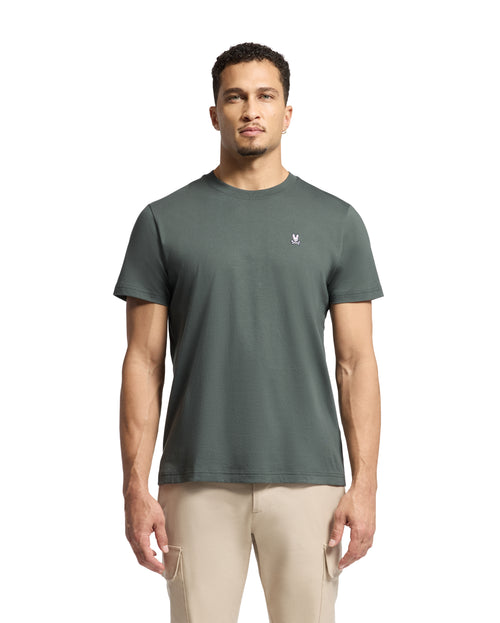 PSYCHO BUNNY CAMISETA HOMBRE CUELLO REDONDO VERDE