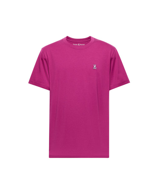 PSYCHO BUNNY CAMISETA HOMBRE CUELLO REDONDO MORADO
