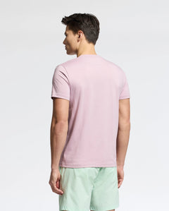 PSYCHO BUNNY CAMISETA HOMBRE CUELLO REDONDO ROSADO