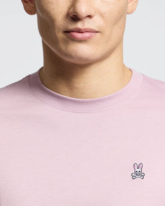 PSYCHO BUNNY CAMISETA HOMBRE CUELLO REDONDO ROSADO