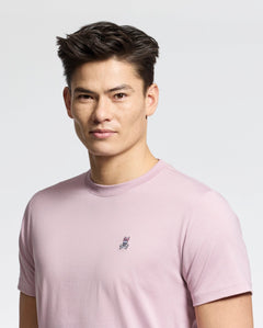 PSYCHO BUNNY CAMISETA HOMBRE CUELLO REDONDO ROSADO