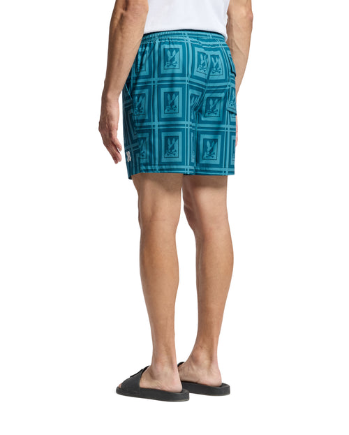 psycho bunny traje de baño fantasia hombre verde b6w249e200dpv