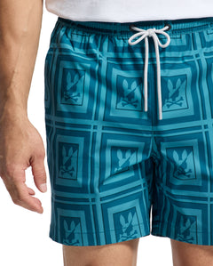 psycho bunny traje de baño fantasia hombre verde b6w249e200dpv