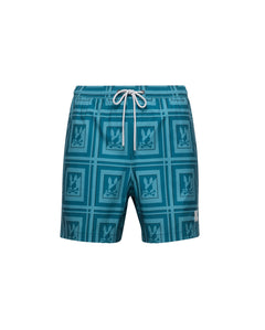 psycho bunny traje de baño fantasia hombre verde b6w249e200dpv