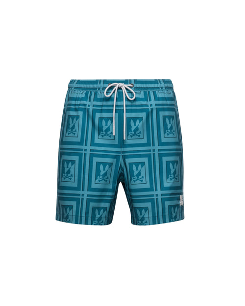 psycho bunny traje de baño fantasia hombre verde b6w249e200dpv