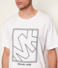 MICHAEL KORS CAMISETAS HD FLAGSHIP TEE HOMBRE CR652SY1V2100WHT