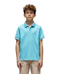Polo Interlock Con Cuello Johnny Kendell Para Niño