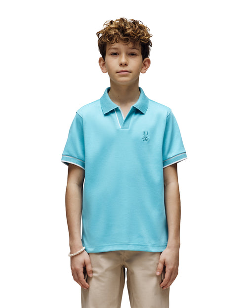 Polo Interlock Con Cuello Johnny Kendell Para Niño