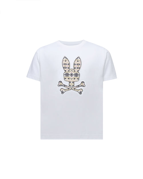 PSYCHO BUNNY CAMISETAS NIÑO BLANCO
