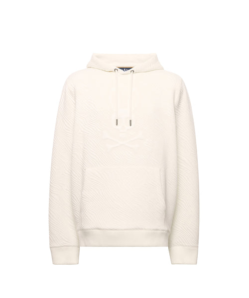 PSYCHO BUNNY SUDADERA CON CAPUCHA TEXTURIZADA PARA NIÑO BEIGE KT0500030250