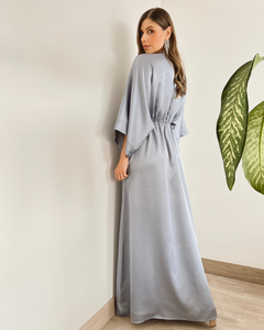 VESTIDO PRIMIA DAMA LUNIA GRIS GRIS