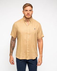 RALPH LAUREN CAMISA MANGA LARGA HOMBRE KHAKI