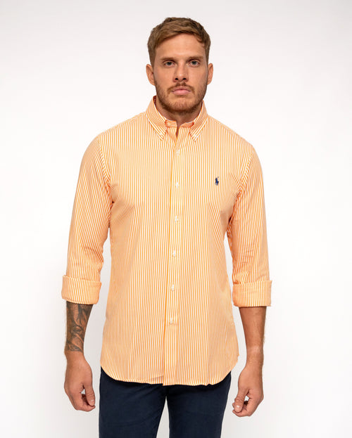 RALPH LAUREN CAMISA MANGA LARGA HOMBRE BLANCO