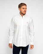 RALPH LAUREN CAMISA MANGA LARGA HOMBRE BLANCO