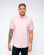RALPH LAUREN CAMISA MANGA CORTA HOMBRE ROSADO