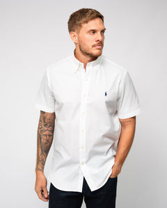 RALPH LAUREN CAMISA MANGA CORTA HOMBRE BLANCO