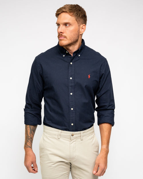 RALPH LAUREN CAMISA MANGA LARGA HOMBRE AZUL