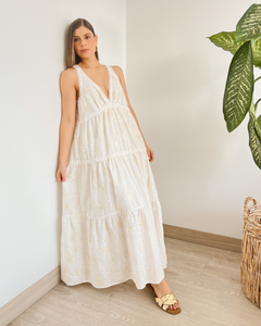 VESTIDO PRIMIA DAMA MARYMAR BLANCO