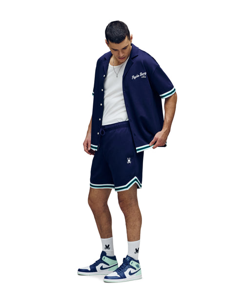 psycho bunny bermudas fantasia hombre azul mb0900005evb