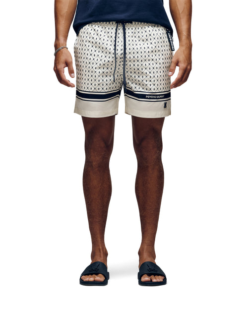 psycho bunny traje de baño fantasia hombre beige mb1000011wcg