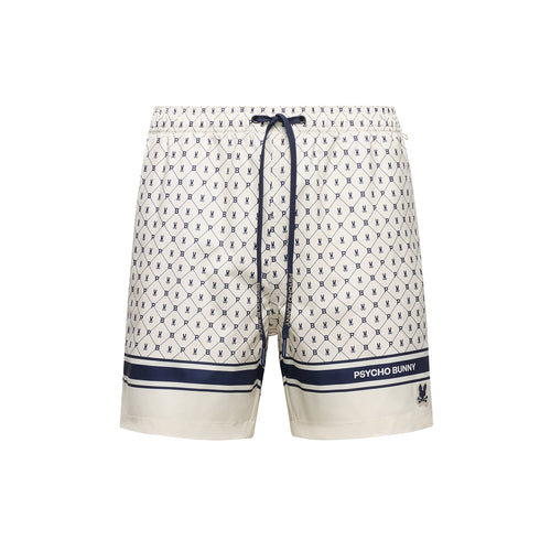 psycho bunny traje de baño fantasia hombre beige mb1000011wcg