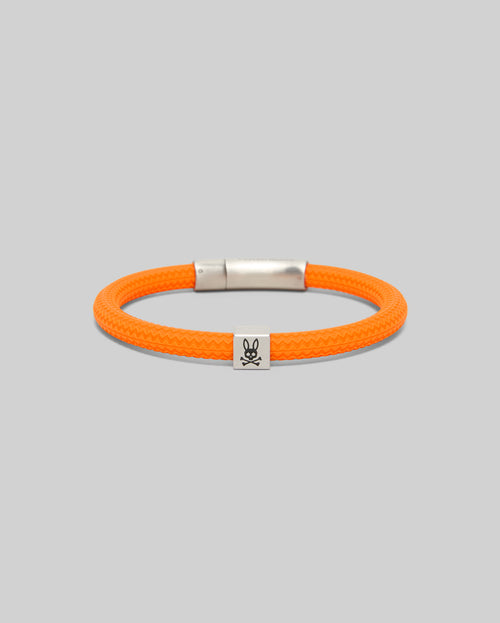 PSYCHO BUNNY BRAZALETE DE SILICONA PARA CABALLERO ACCESORIO HOMBRE NARANJA