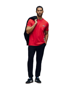 PSYCHO BUNNY CAMISETA HOMBRE CUELLO REDONDO ROJO