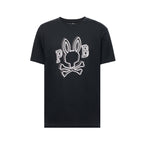 PSYCHO BUNNY CAMISETA HOMBRE CUELLO REDONDO NEGRO