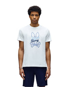 PSYCHO BUNNY CAMISETA HOMBRE CUELLO REDONDO BLANCO