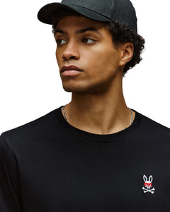 PSYCHO BUNNY CAMISETA HOMBRE CUELLO REDONDO NEGRO