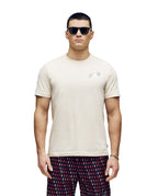 PSYCHO BUNNY CAMISETA HOMBRE CUELLO REDONDO BEIGE