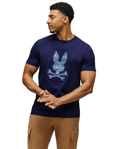 PSYCHO BUNNY CAMISETAS HOMBRE AZUL