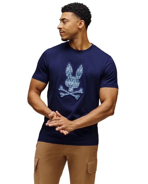 PSYCHO BUNNY CAMISETAS HOMBRE AZUL