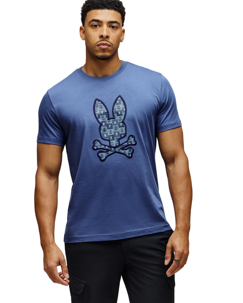 PSYCHO BUNNY CAMISETAS HOMBRE AZUL