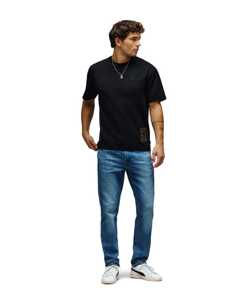 PSYCHO BUNNY CAMISETAS HOMBRE NEGRO