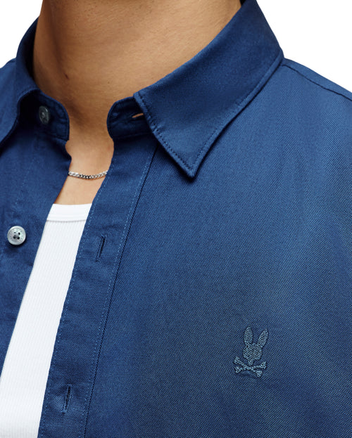 psycho bunny camisas fantasia hombre azul mt0300022nvy