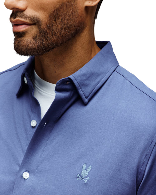 PSYCHO BUNNY CAMISAS HOMBRE AZUL