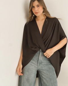 BLUSA PRIMIA DAMA NAVIA NEGRO NEGRO