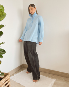 CAMISA PRIMIA DAMA P.017 AZUL AZUL