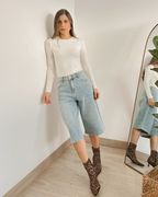 BERMUDA PRIMIA DAMA P.019 DENIM