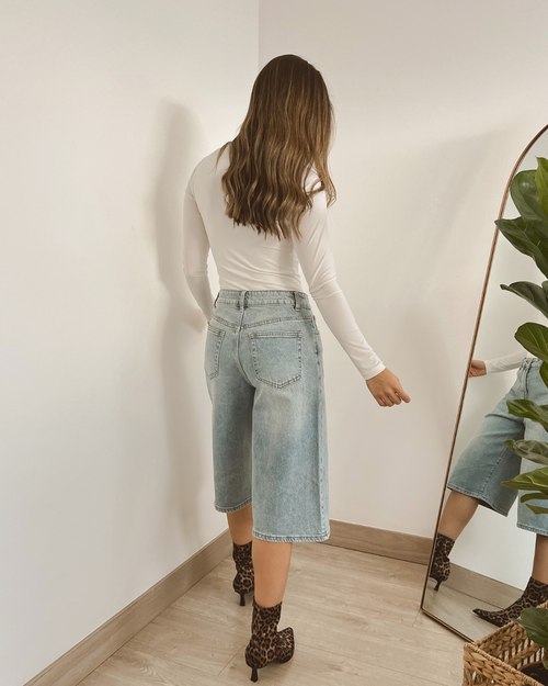 BERMUDA PRIMIA DAMA P.019 DENIM