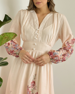 VESTIDO PRIMIA DAMA P.032 PALO ROSA