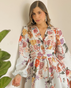 VESTIDO PRIMIA DAMA P.034 AZUL