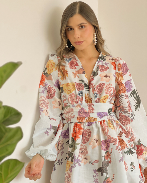 VESTIDO PRIMIA DAMA P.034 AZUL